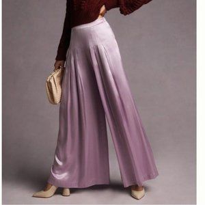 Anthropologie Lavender Wide Leg Pants